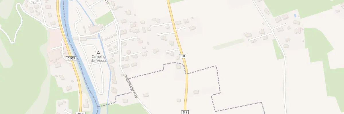 Plan du 1 Av des Pyrenees à Gerde