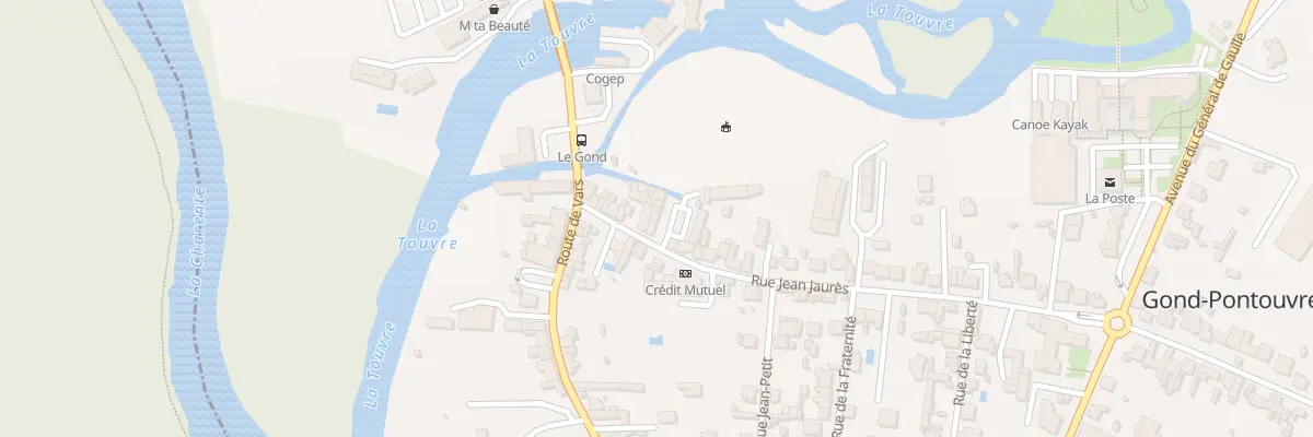 Plan du 9003 Pl du Stade à Gond-Pontouvre