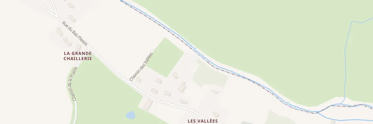 Plan du 5072 Les Vallees à Chenay