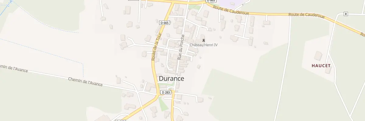 Plan du 169 Rue du Porche à Durance