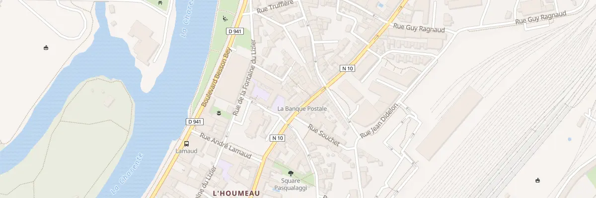 Plan du 96 Rue de Paris à Angoulême