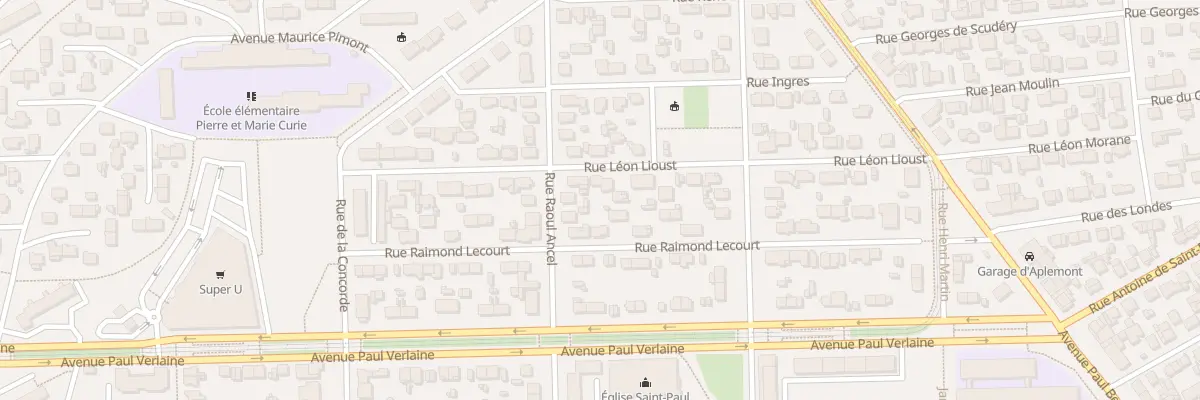 Plan du 30 Rue Léon Lioust au Havre
