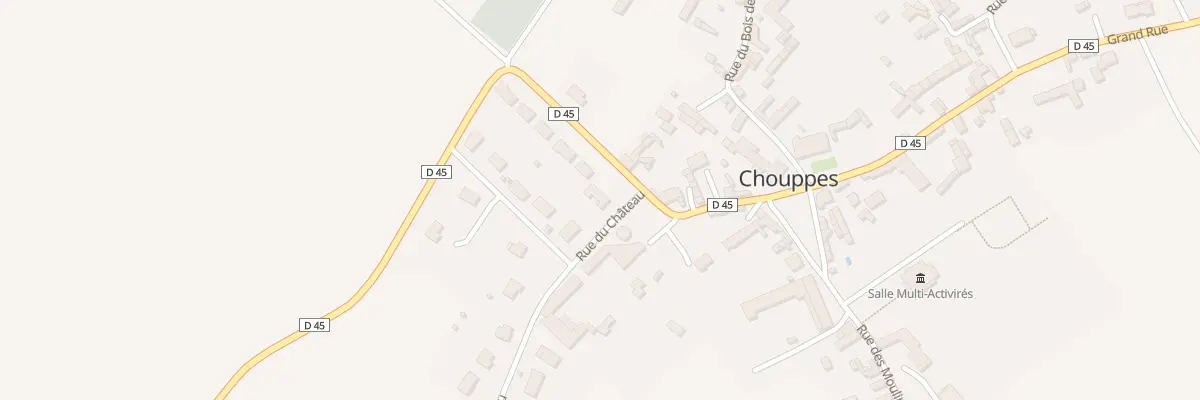 Plan du 2 Rue du Château à Chouppes