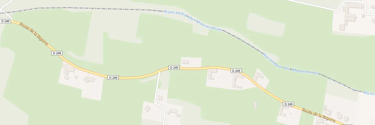 Plan du 50 Rte de la Bigorre à Hourc