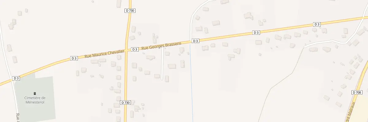 Plan du 32 Rue Georges Brassens à Montpon-Ménestérol