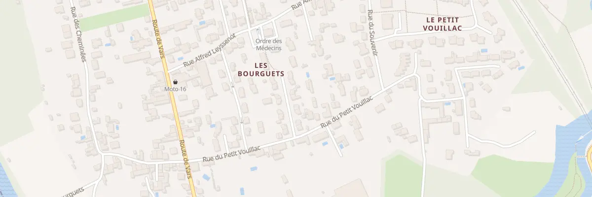 Plan du 163 Cité du Petit Vouillac à Gond-Pontouvre