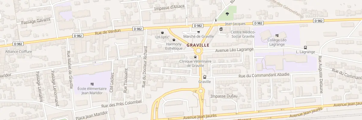 Plan du 98 Rue Jean Maridor au Havre