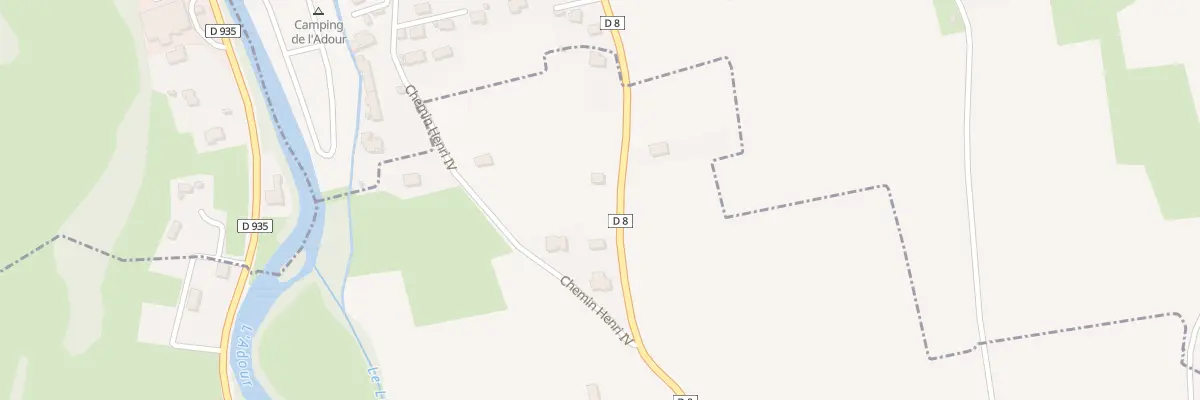 Plan du 6 La Plaine à Asté
