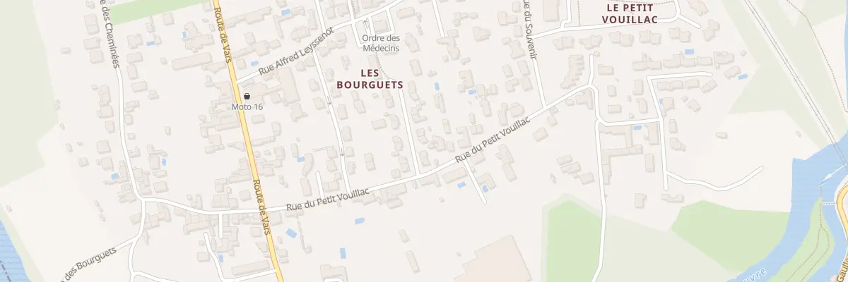 Plan du 161 Cité du Petit Vouillac à Gond-Pontouvre