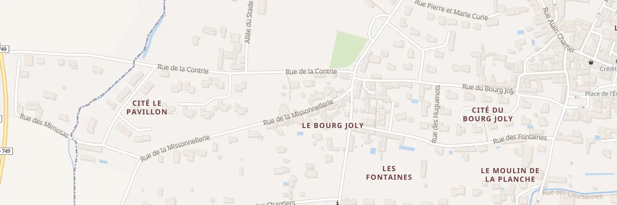 Plan du 10 Rue de la Missonnellerie à Bourgueil