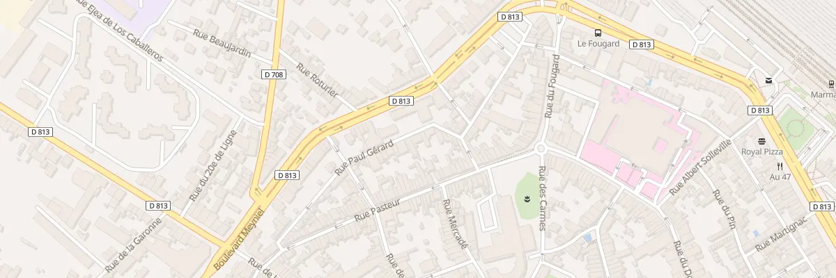 Plan du 58 Rue Paul Gérard à Marmande