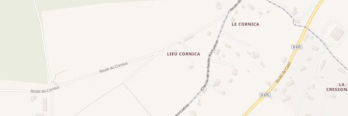 Plan du 1920 Rte du Cornica à Reux