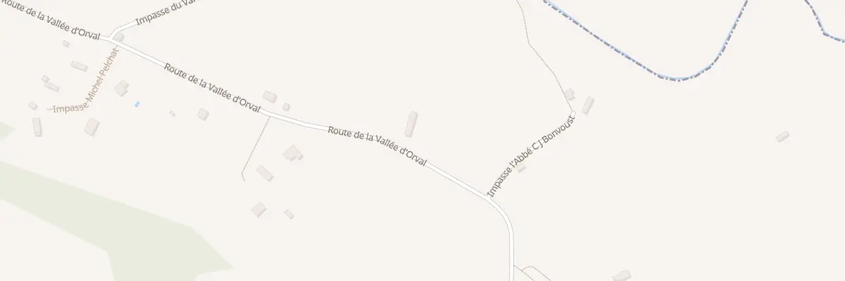 Plan du 1348 Rte de la Vallée d’Orval à Camembert