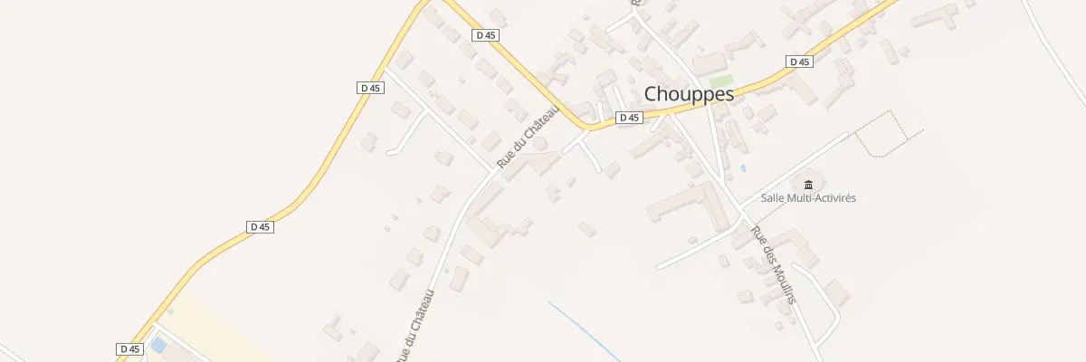 Plan du 3 Rue du Château à Chouppes