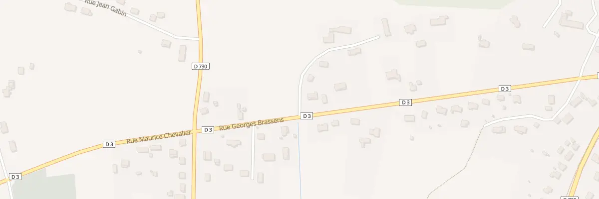 Plan du 33B Rue Georges Brassens à Montpon-Ménestérol