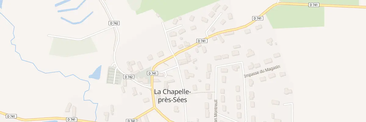 Plan du 10 Rue Alexandre Masseron à La Chapelle-près-Sées