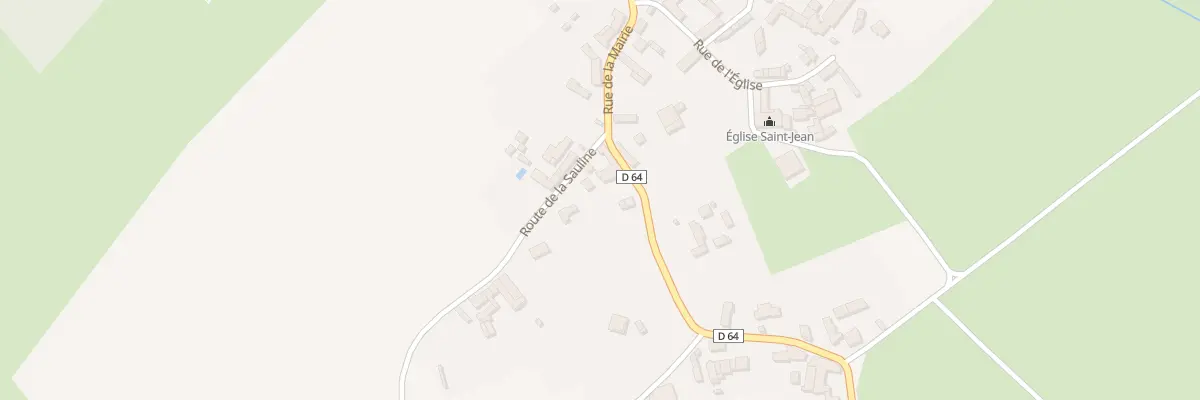Plan du 1 Rte de la Sauline à Guesnes