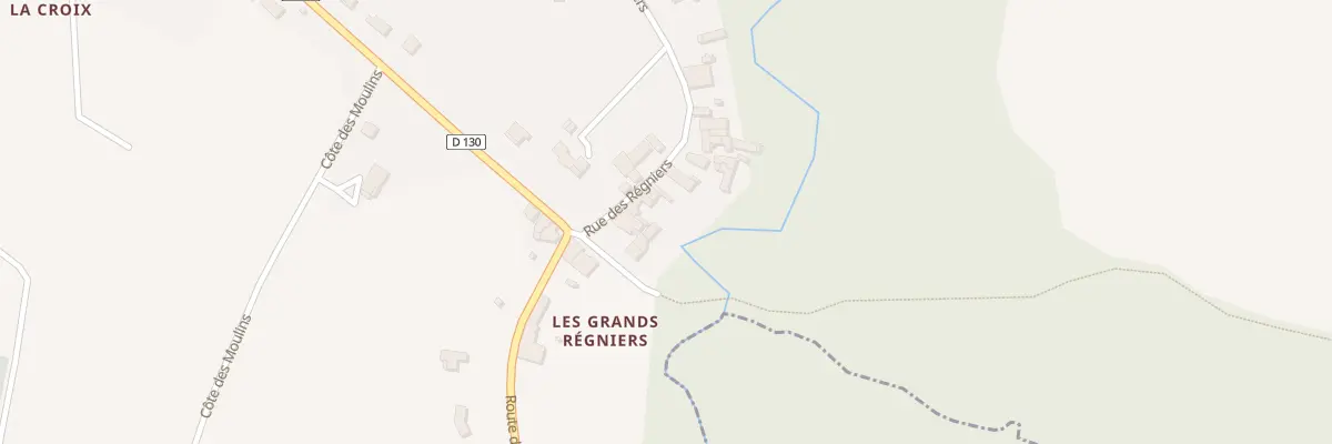 Plan du 190 Les Grands Regniers à Eynesse