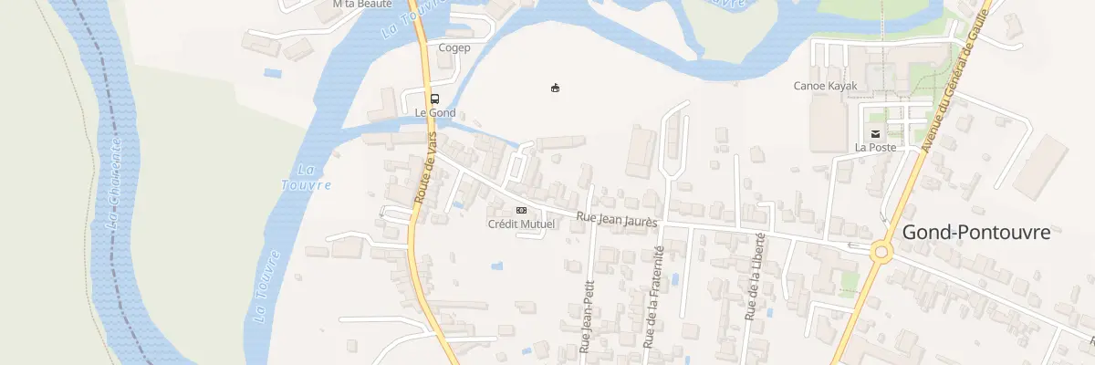 Plan du 97 Rue Jean Jaurès à Gond-Pontouvre