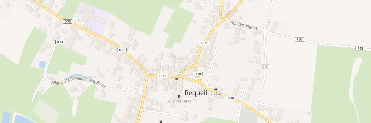 Plan du 6 Rue Pasteur à Requeil