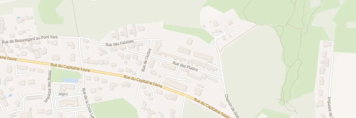 Plan du 7 Rue des Platins à Angoulême