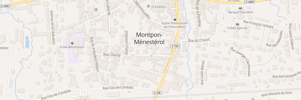 Plan du 5B Rue Chanzy à Montpon-Ménestérol