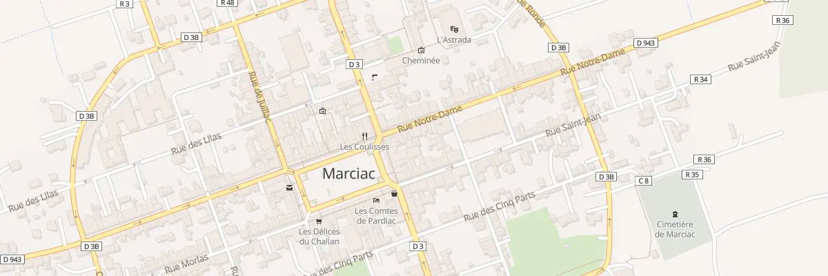 Plan du 10 Rue Notre Dame à Marciac
