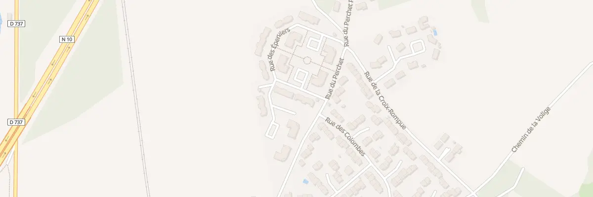 Plan du 51 Rue des Eperviers à Gond-Pontouvre