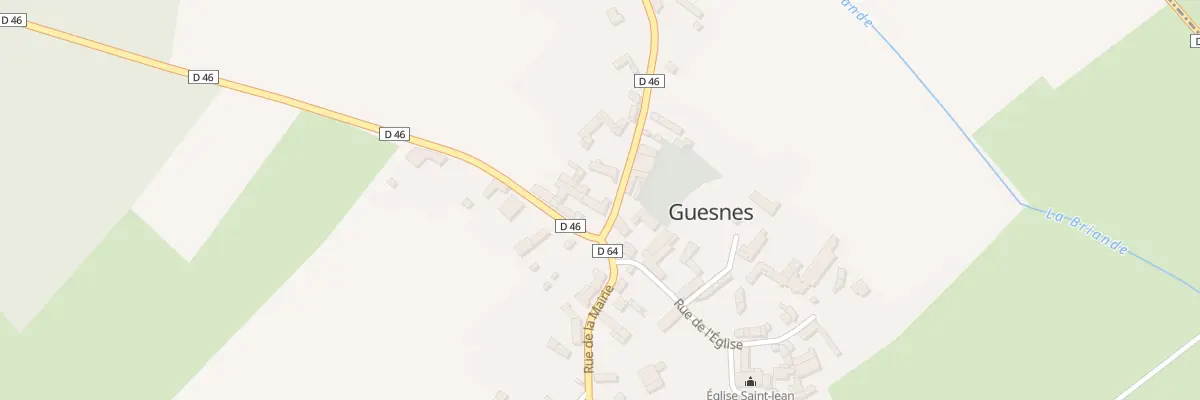 Plan du 4 Pl du Souvenir à Guesnes
