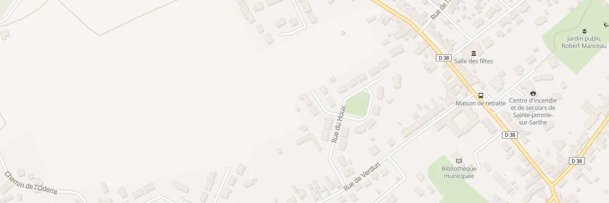 Plan du 10 Rue du Houx à Sainte-Jamme-sur-Sarthe
