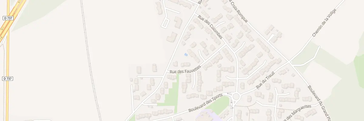 Plan du 4 Rue des Fauvettes à Gond-Pontouvre