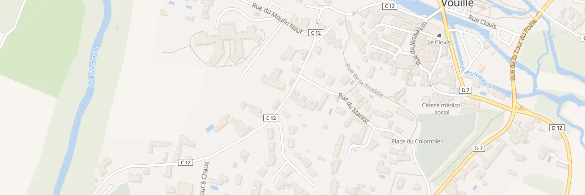 Plan du 9 Rue du Marest à Vouillé