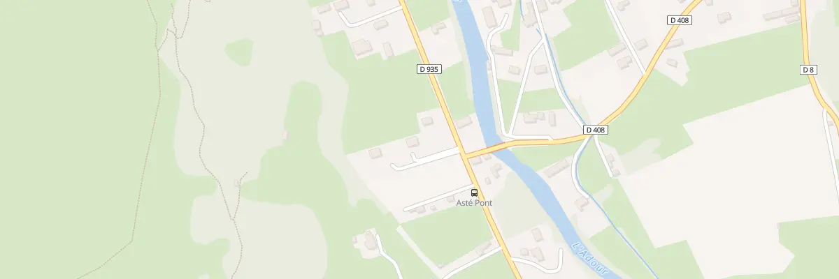 Plan du 100 Rte des Cols à Asté