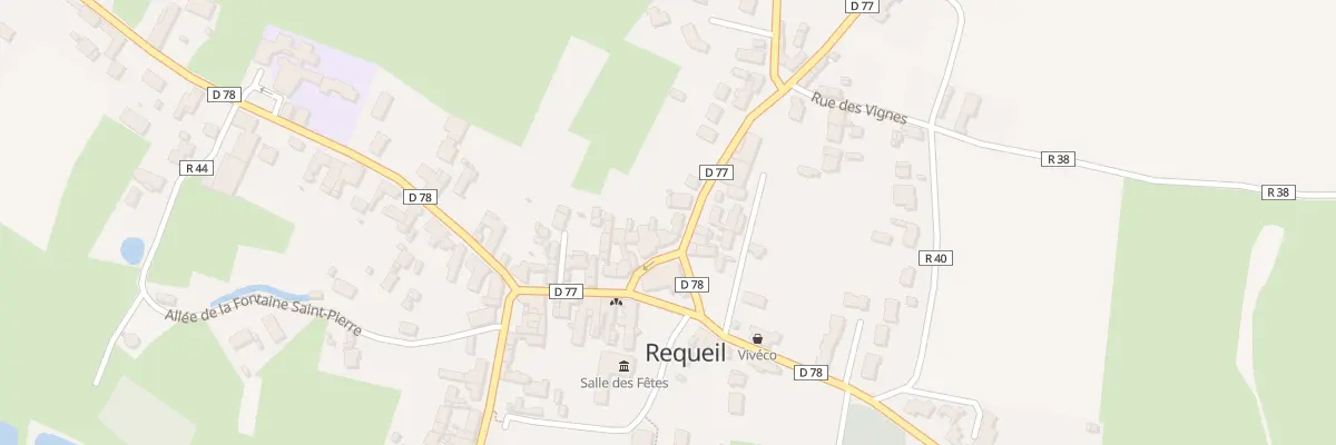 Plan du 8 Rue Pasteur à Requeil