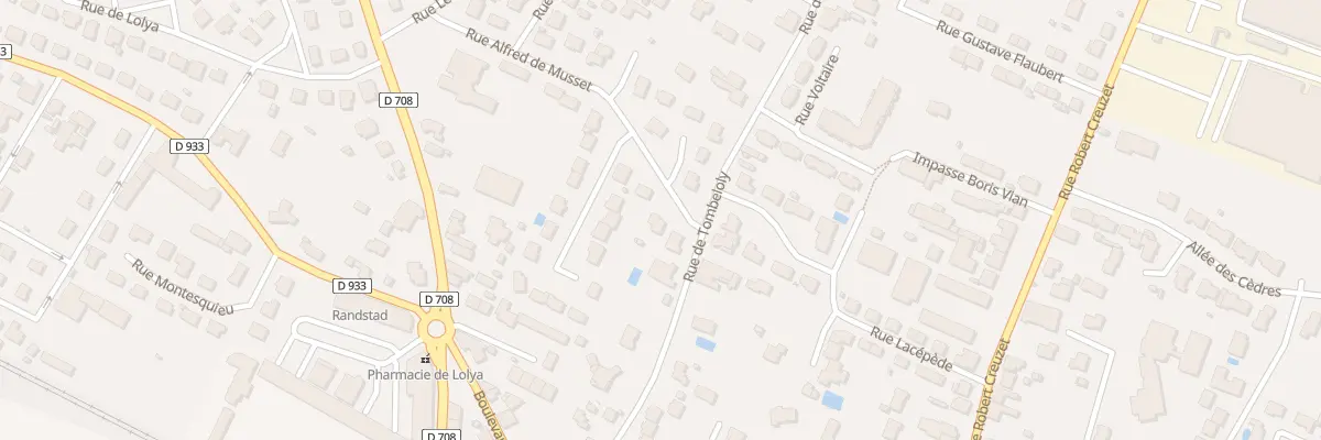 Plan du 4 Rue Alfred de Musset à Marmande