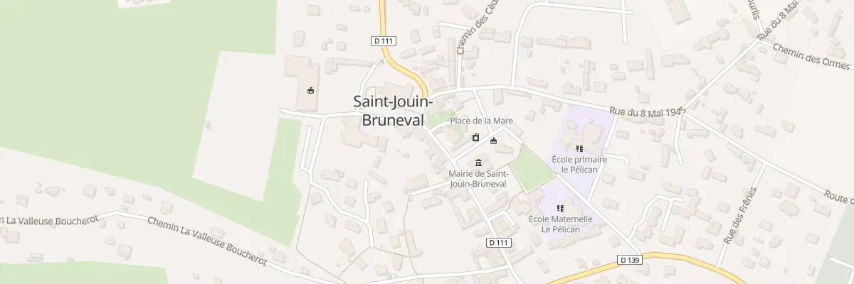 Plan du 25 Rue du Général de Gaulle à Saint-Jouin-Bruneval