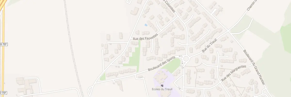 Plan du 7 Imp des Grives à Gond-Pontouvre