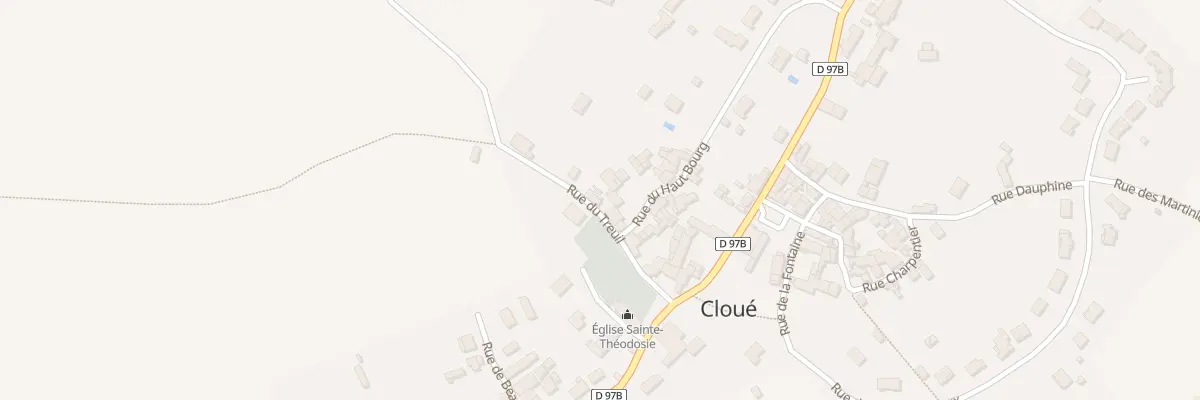 Plan du 8 Rue du Treuil à Cloué