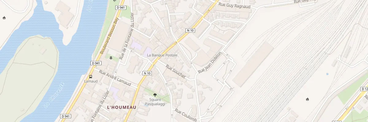 Plan du 13 Rue Leclerc Chauvin à Angoulême