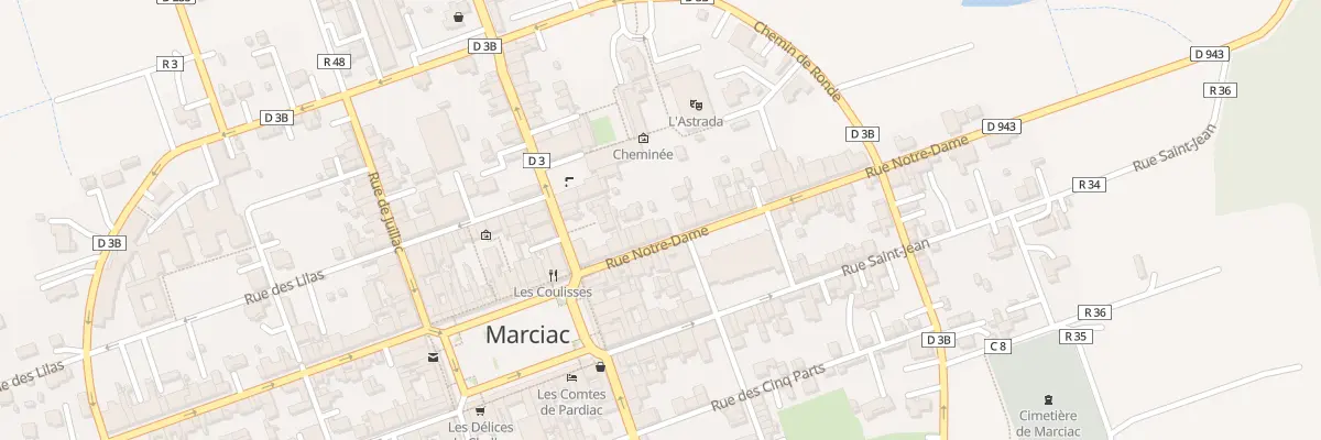 Plan du 15 Rue Notre Dame à Marciac