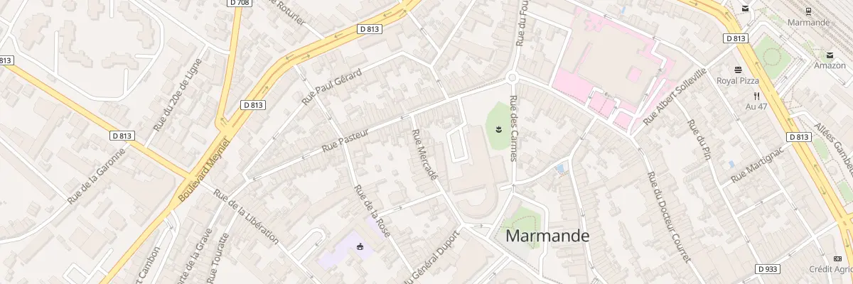 Plan du 18 Rue Mercade à Marmande