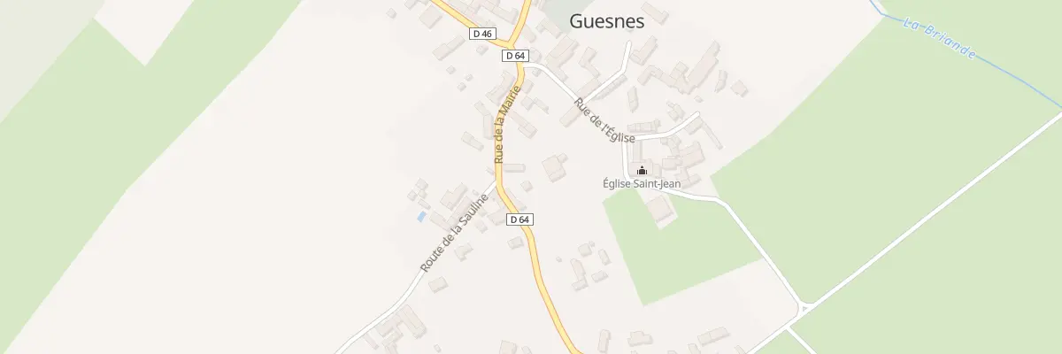 Plan du 8 Rue de la Mairie à Guesnes