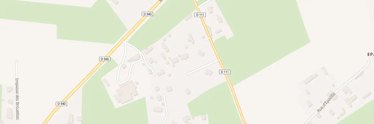 Plan du 172 Rte de Mannevillette à Heuqueville