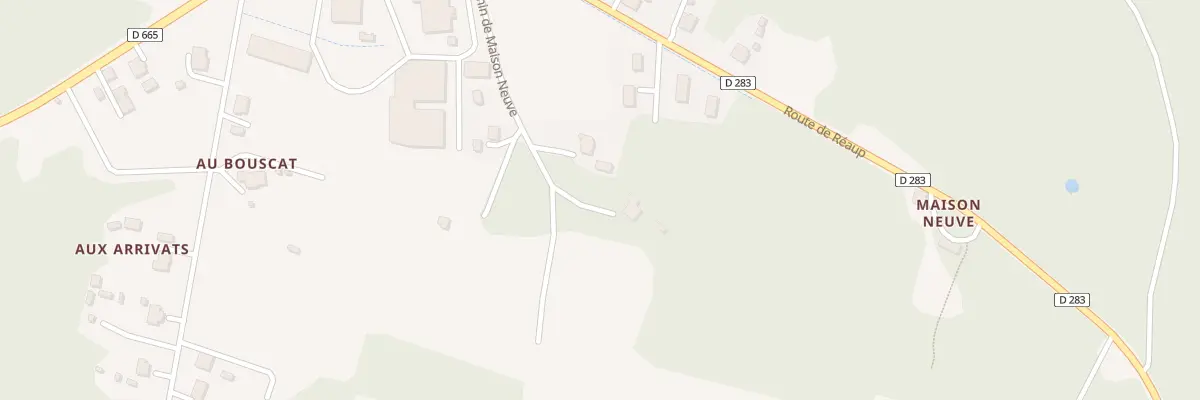 Plan du 247 Che de Maison Neuve à Durance