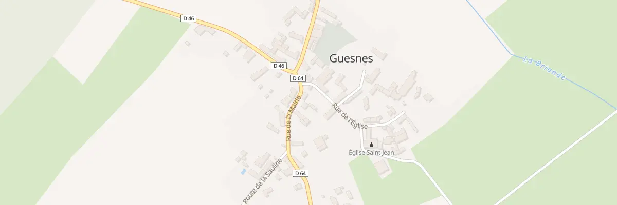 Plan du 12 Rue de la Mairie à Guesnes