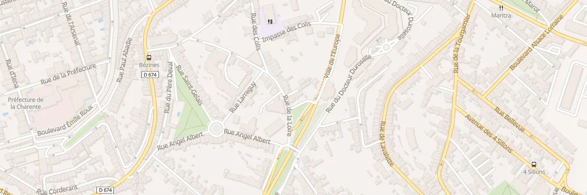 Plan du 48 Rue de la Loire à Angoulême