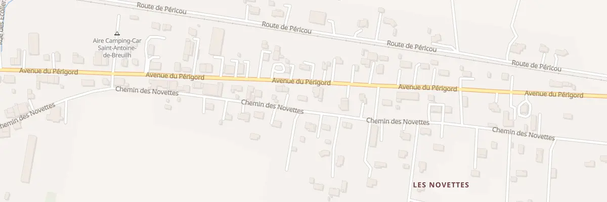 Plan du 86 Av du Périgord à Saint-Antoine-de-Breuilh