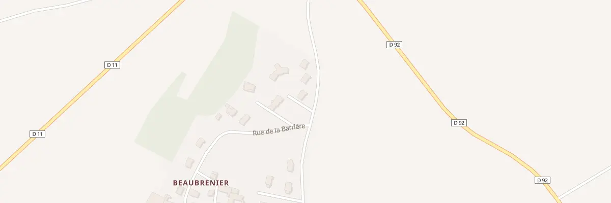 Plan du 29 Rue de la Rosiere à La Boixe