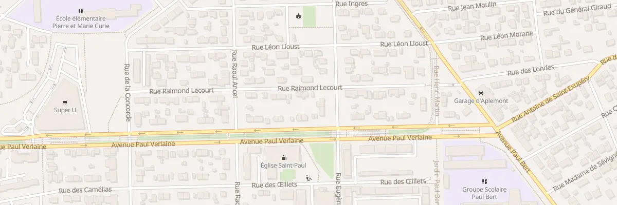 Plan du 28 Rue Raymond Lecourt au Havre