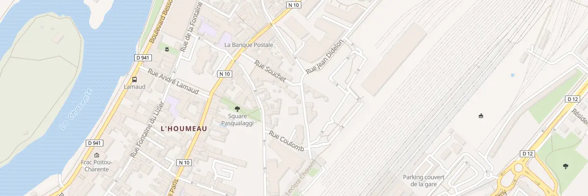 Plan du 14 Rue Souchet à Angoulême